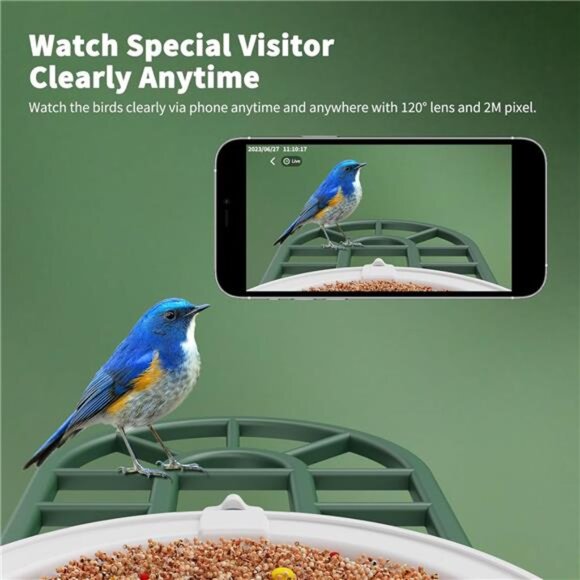 Bird Feeder with Camera with AI Identify Birds Species Solar Panel, Smart Bird - Picture 5 of 7